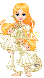 l'ange et ses tendres enfants